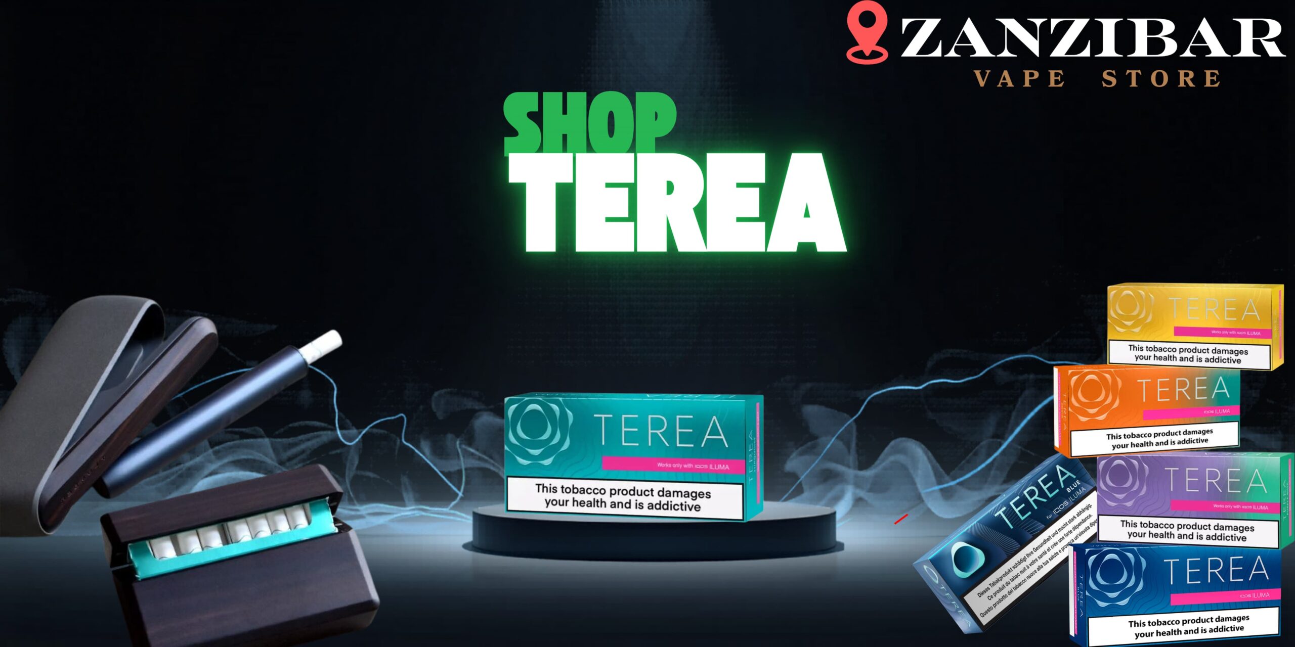 Shop Terea Zanzibar | Heets,IQOS |Fast Delivery